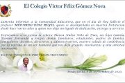 Condolencias de colegas y amigos por el fallecimiento del Docente Medardo Díaz Reyes