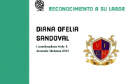 RECONOCIMIENTO A LA COORDINADORA DIANA OFELIA SANDOVAL