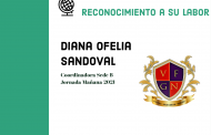 RECONOCIMIENTO A LA COORDINADORA DIANA OFELIA SANDOVAL