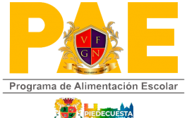 Inscripción Programa de Alimentación Escolar (PAE) 2022.