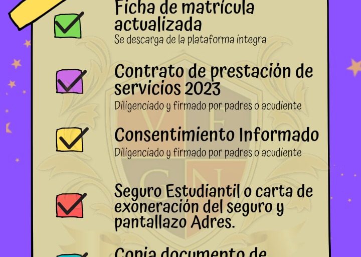 ORIENTACIONES PROCESO DE MATRÍCULA 2023